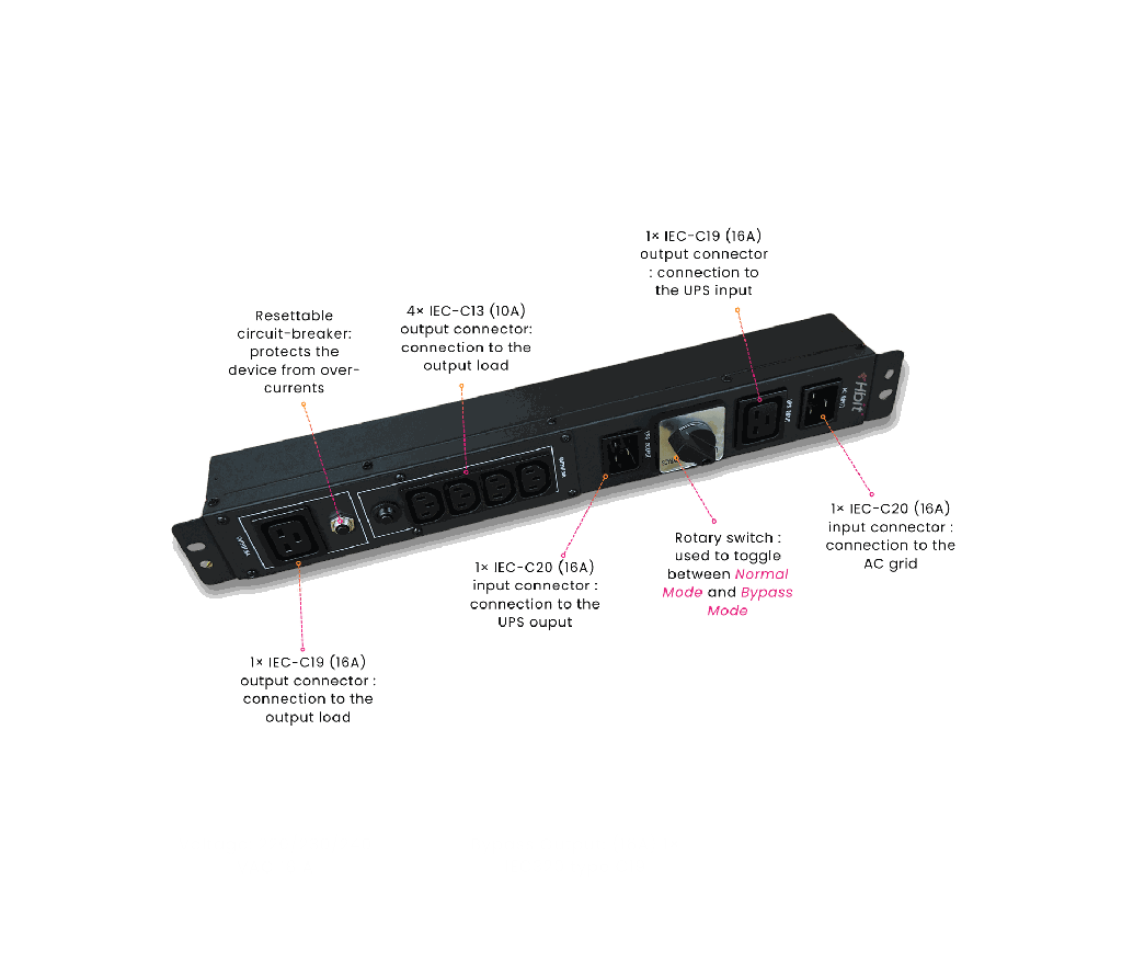 PowerHeart T Rack UPS PHSR-BP013